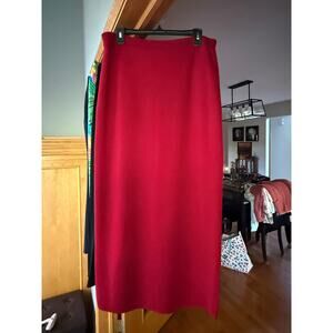 Eileen Fisher Vibrant Red Maxi Skirt